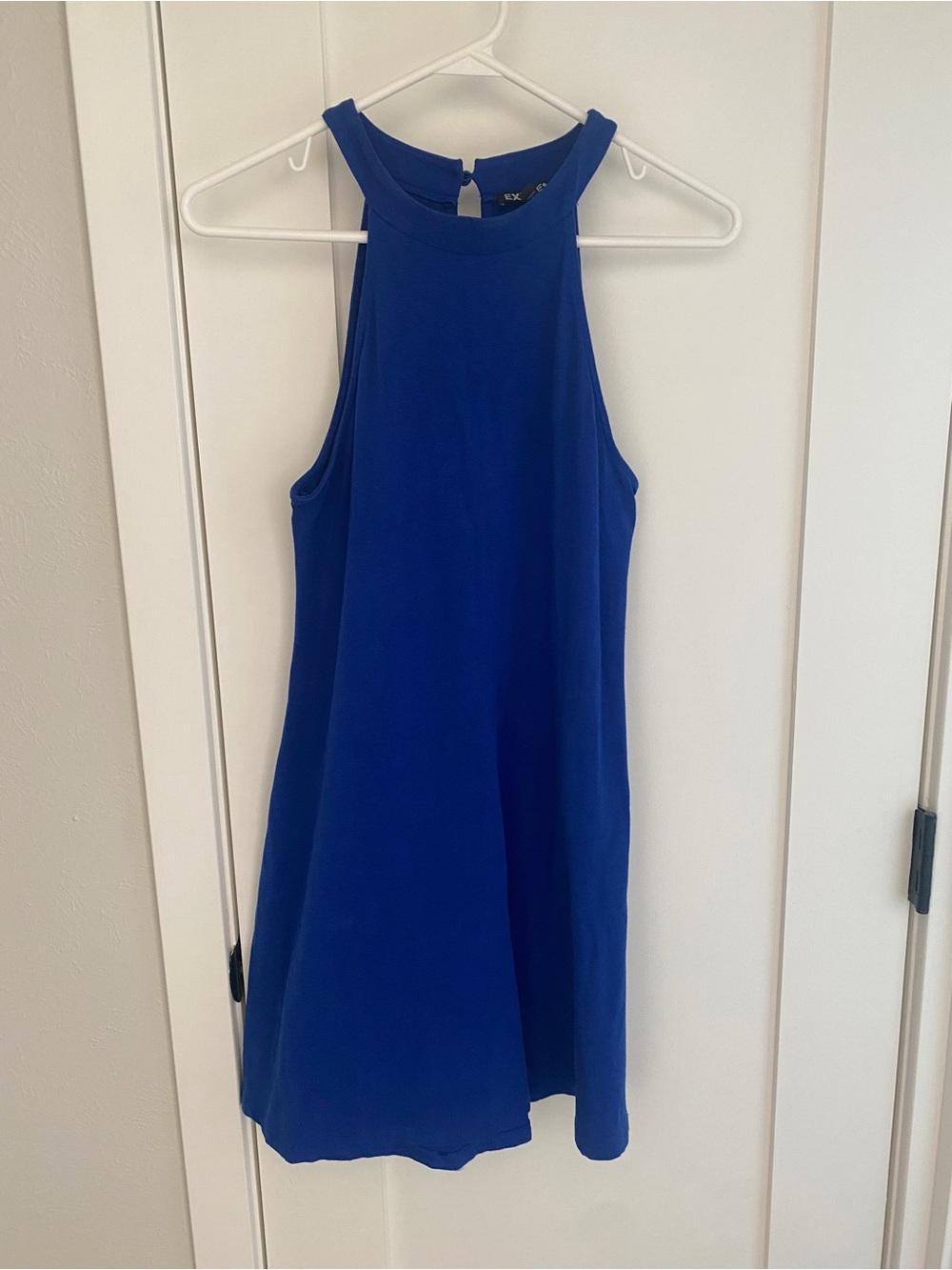 Royal Blue Halter Dress